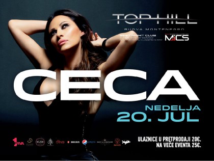 Top Hill i Budva Summer vas vode na koncert CECE!