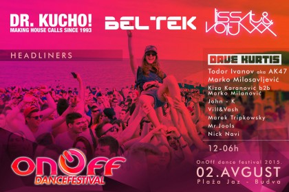 Konačan line-up ON/OFF festivala 2. avgusta